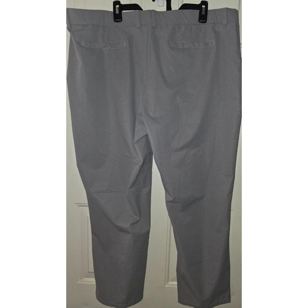 Men's Pants 42x30 Gray Performance/Dress